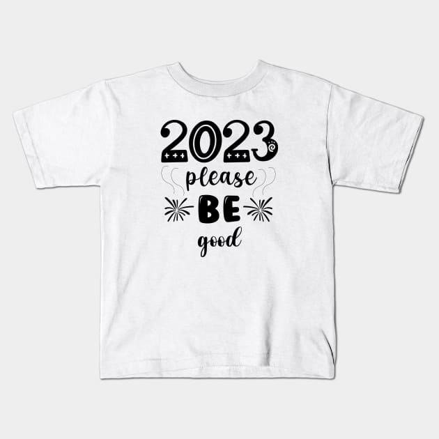 NYE 2023 Kids T-Shirt by QUENSLEY SHOP